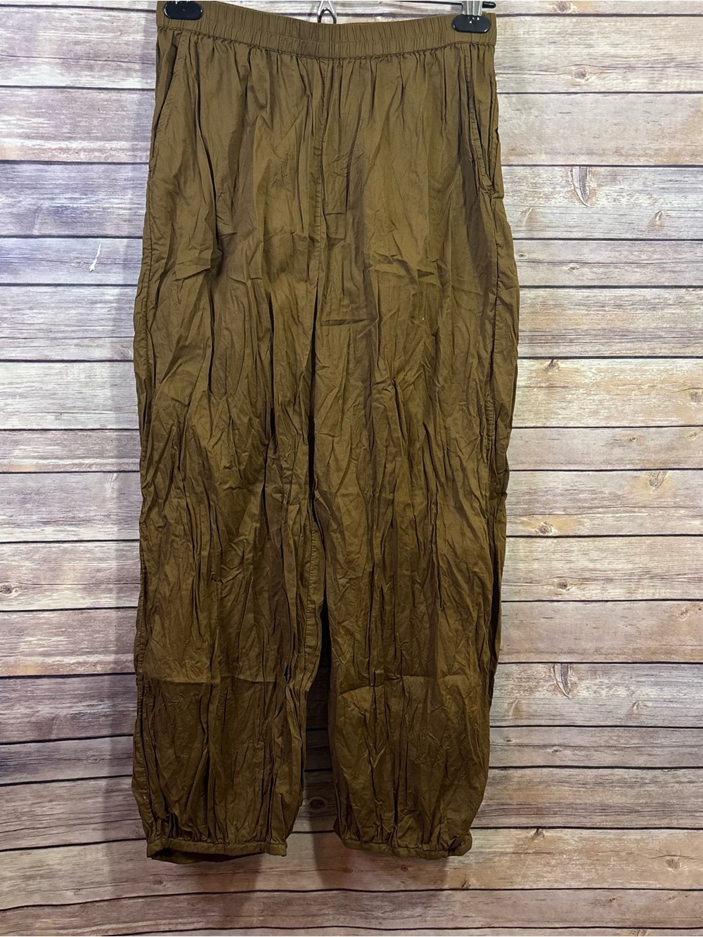 Gudrun Sjoden Billie trousers Pants Organic Boho Crinkle Size Small